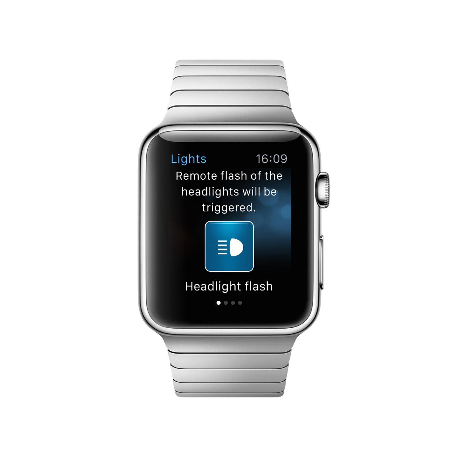 BMW i Remote app for Apple Watch