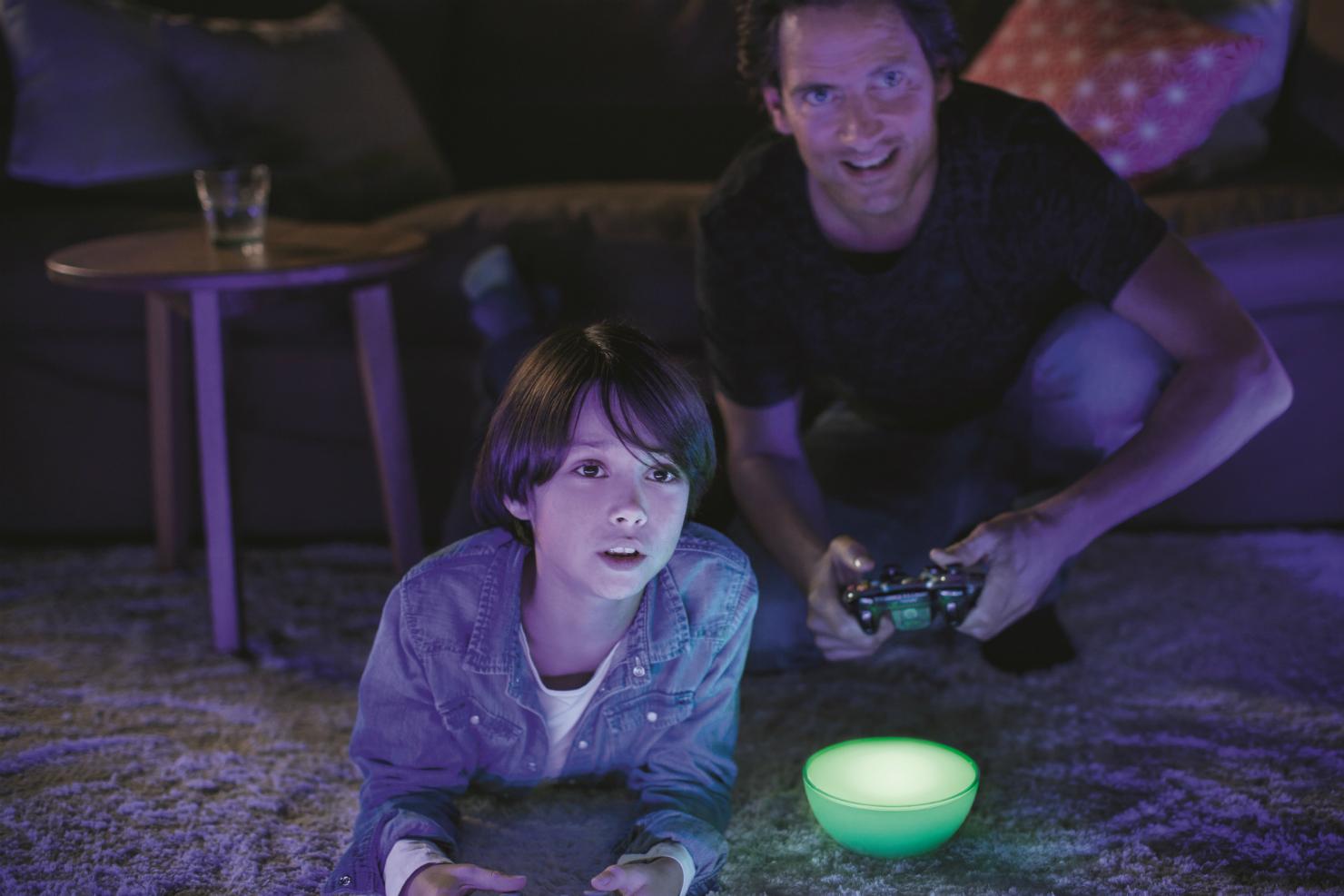 philips hue go is a nifty looking portable led light game