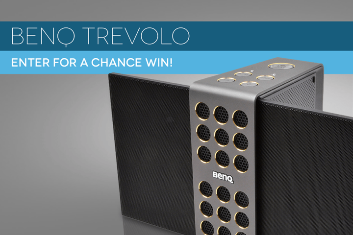 dt giveaway win benqs elegant trevolo electrostatic bluetooth speaker benq contest