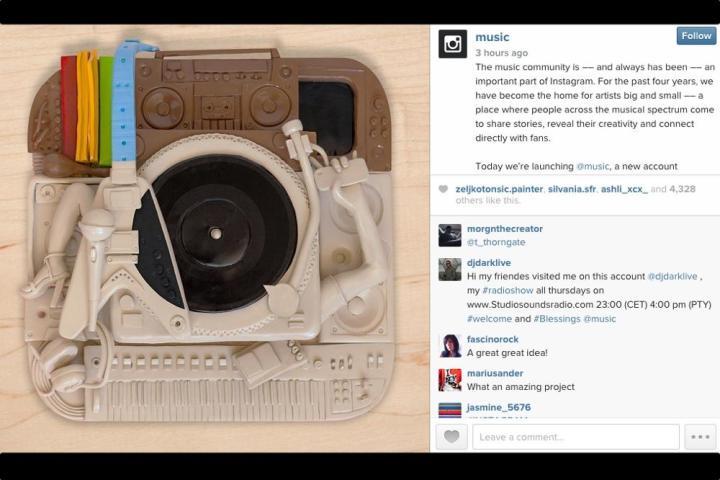 instagram launches music a community for musicians and fans