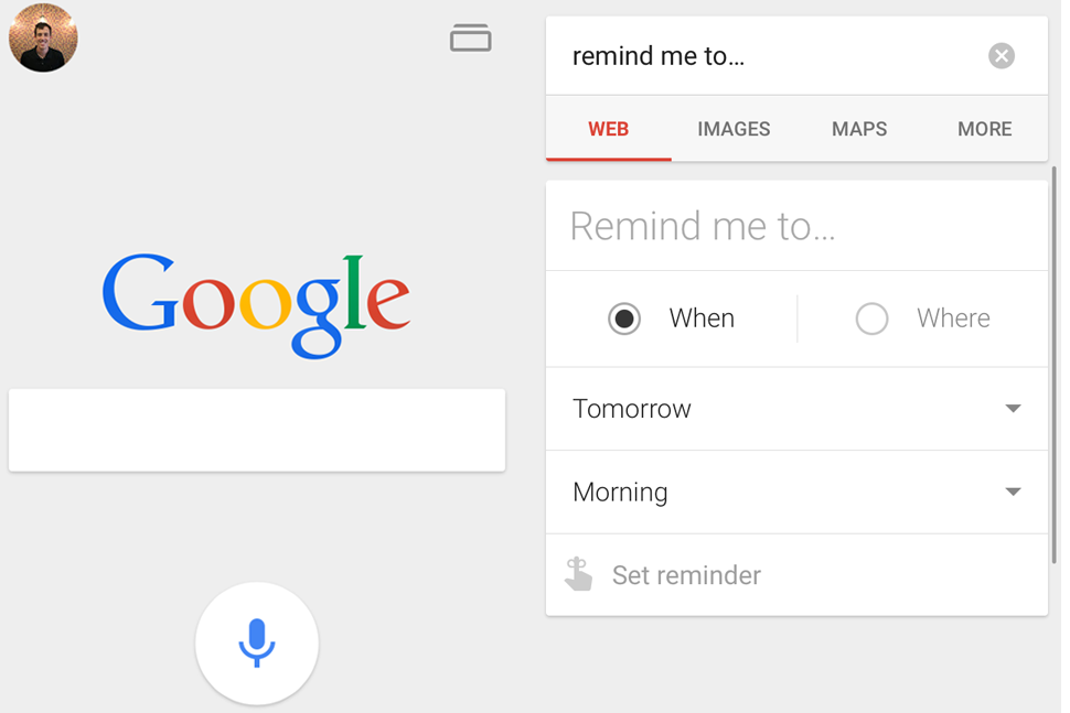 how to set reminders with google now iphone gallery 2