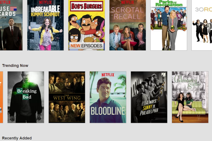 Netflix Recommended TV