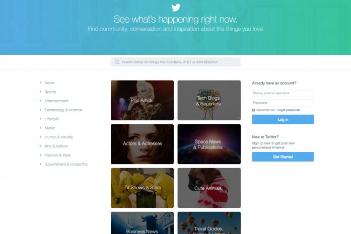 twitters redesigned homepage aims to snag new users twitter