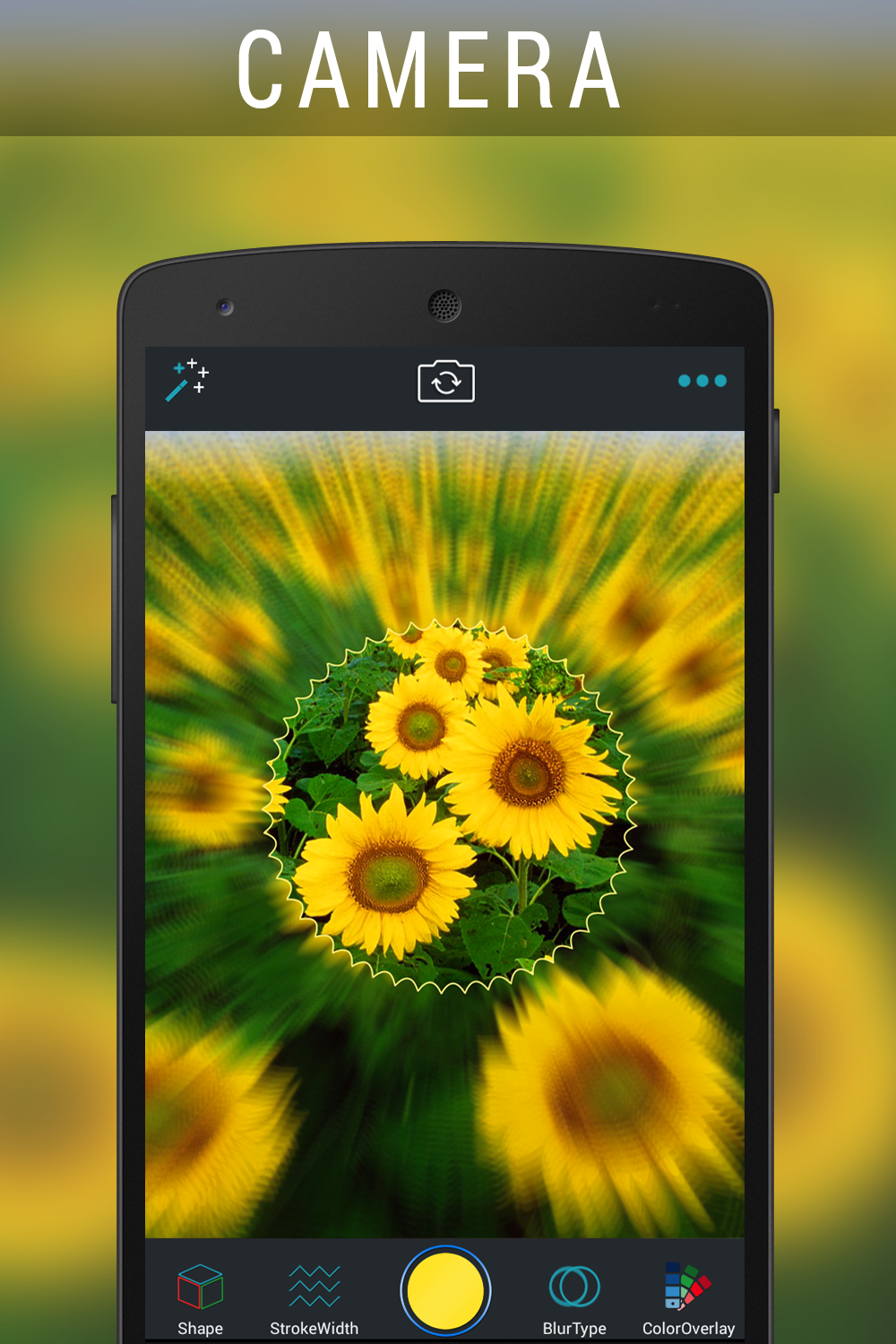 overam uses geometry to reshape photo editing on android camera 2
