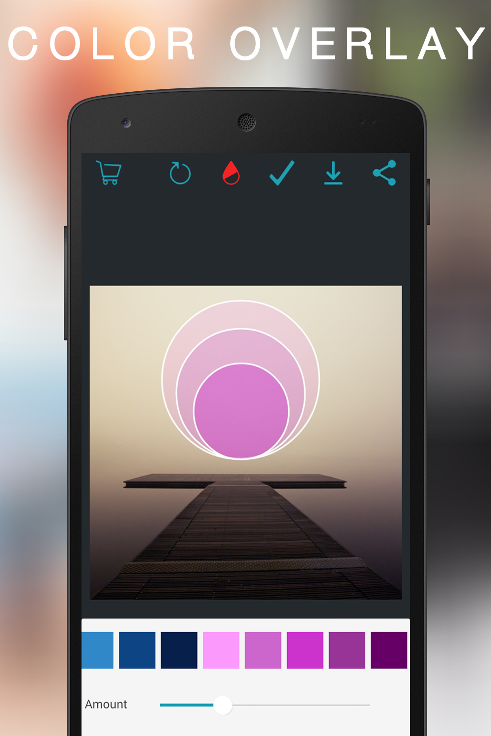 overam uses geometry to reshape photo editing on android color overlay