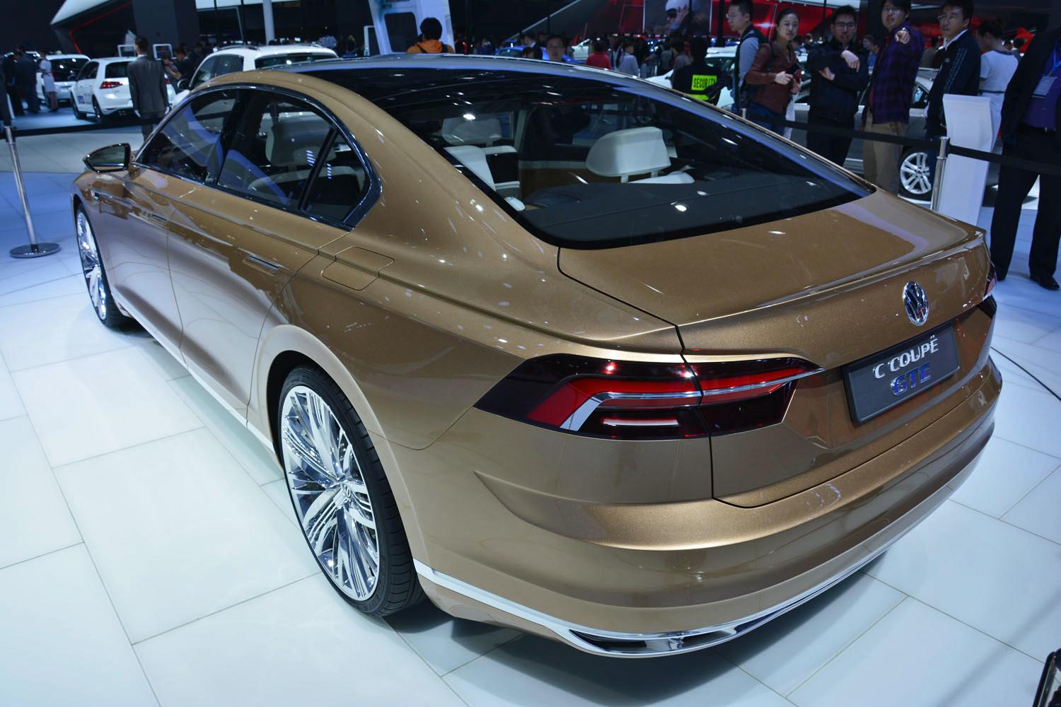volkswagen c coupe gte concept official pictures and specs shanghai 5