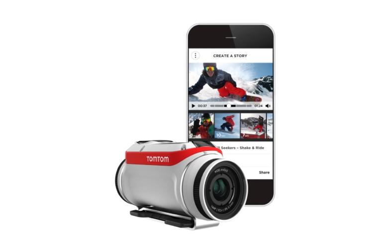 tomtoms latest gadget wont give you directions but will capture action sports tomtom bandit 6