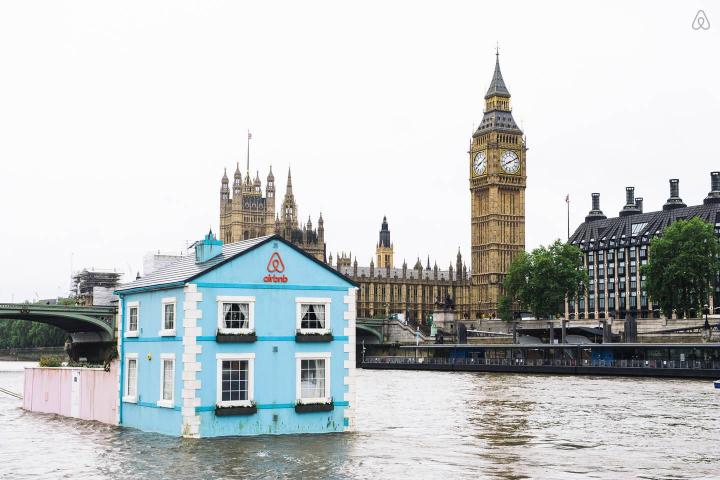 airbnb raffles off a stay in an adorable floating houseboat on the river thames
