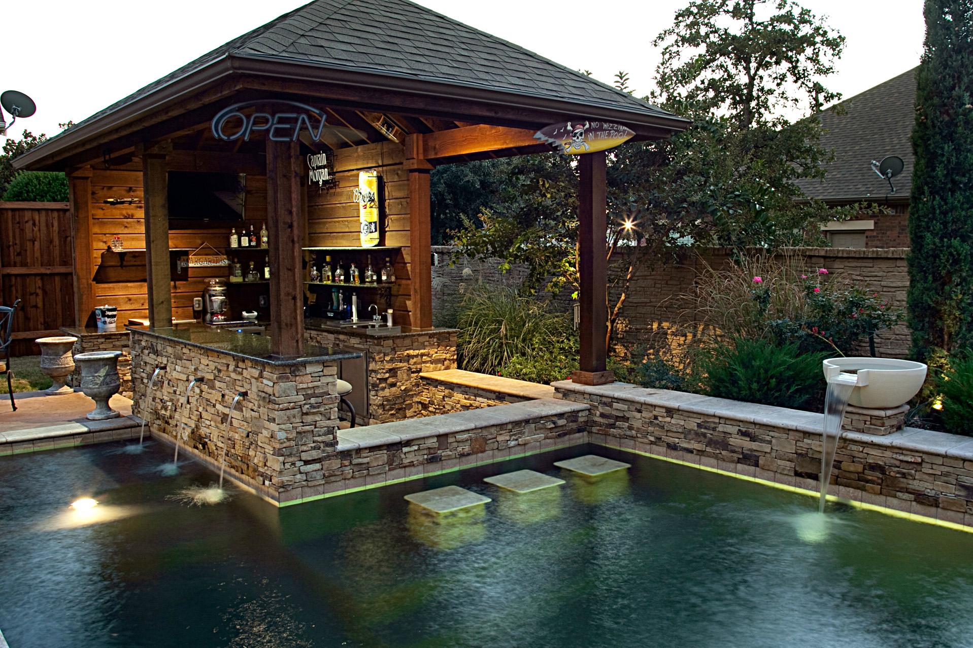 amazing pools with swim up bars one specialty bar pool 1