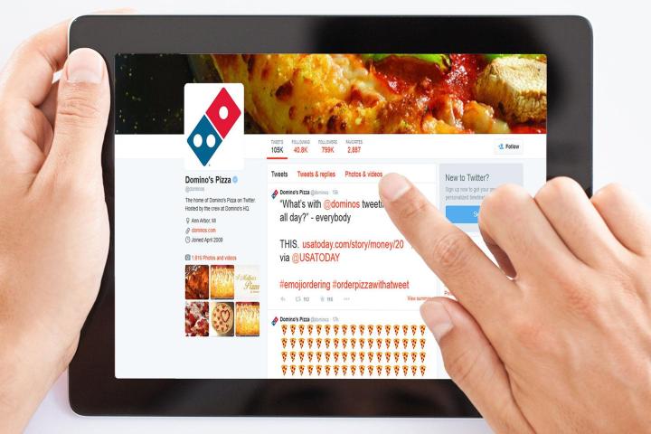 Pizza Ordering Via Tweet With Emoji
