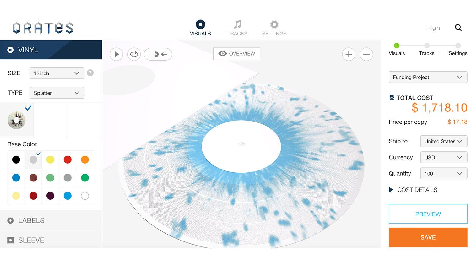 qrates crowdfunding and pressing assistance for vinyl records 10