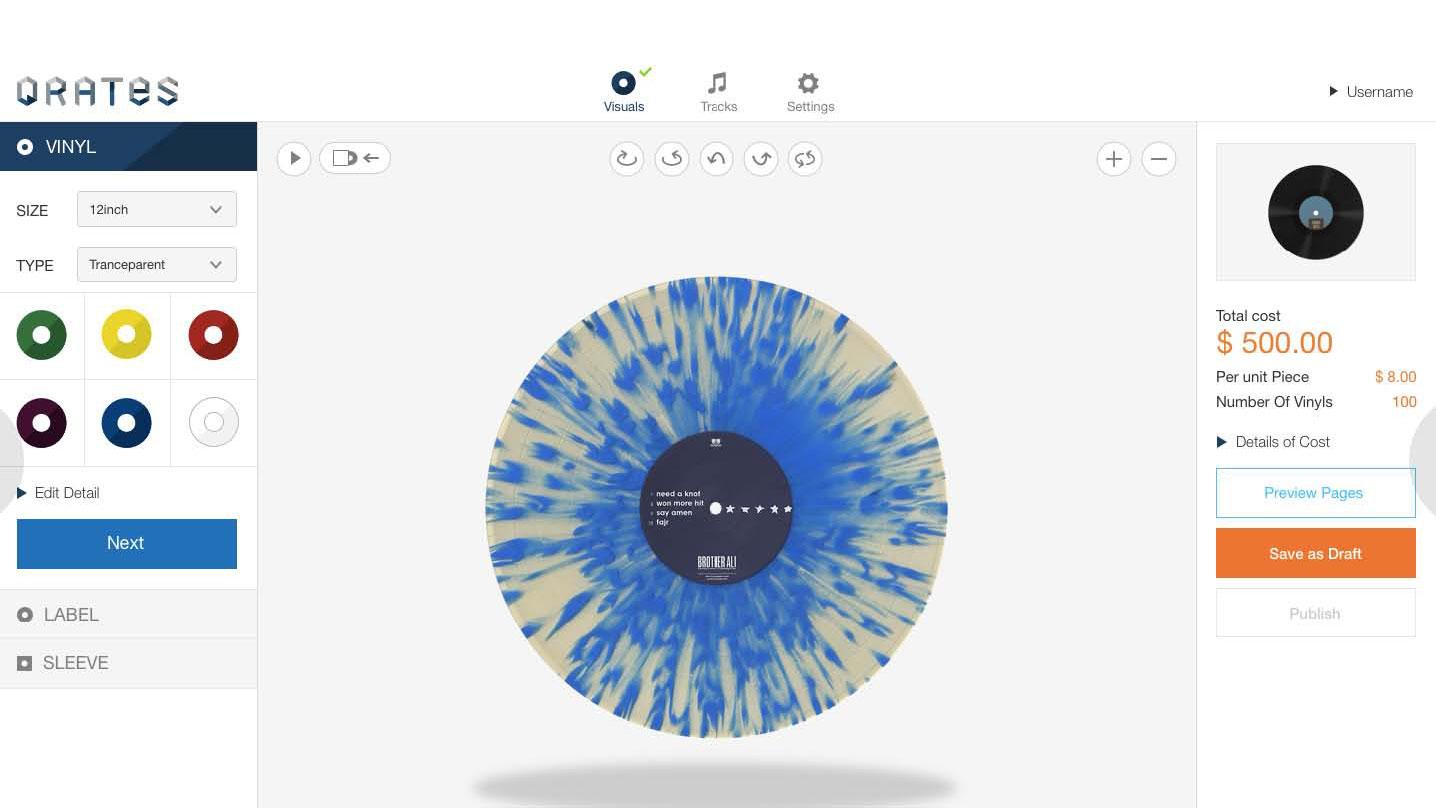 qrates crowdfunding and pressing assistance for vinyl records 7