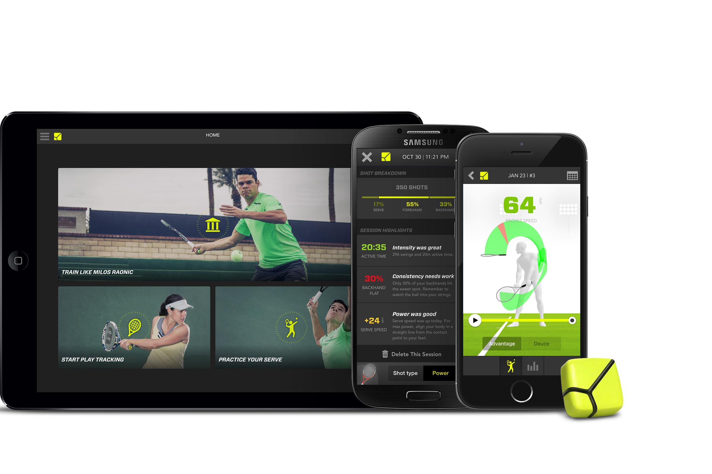zepp tennis 2 sensor news app screens
