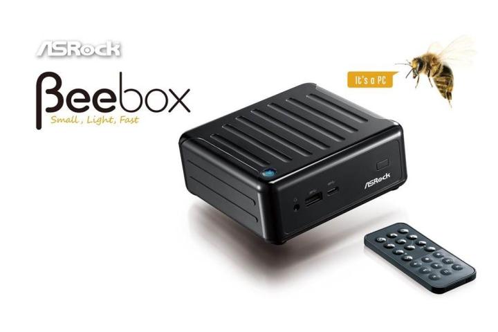 asrock shows off the first miniature computer with a usb type c port beebox