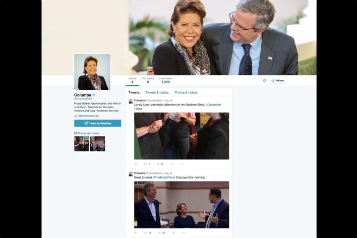 columba bush using twitter instagram to appeal young hispanics