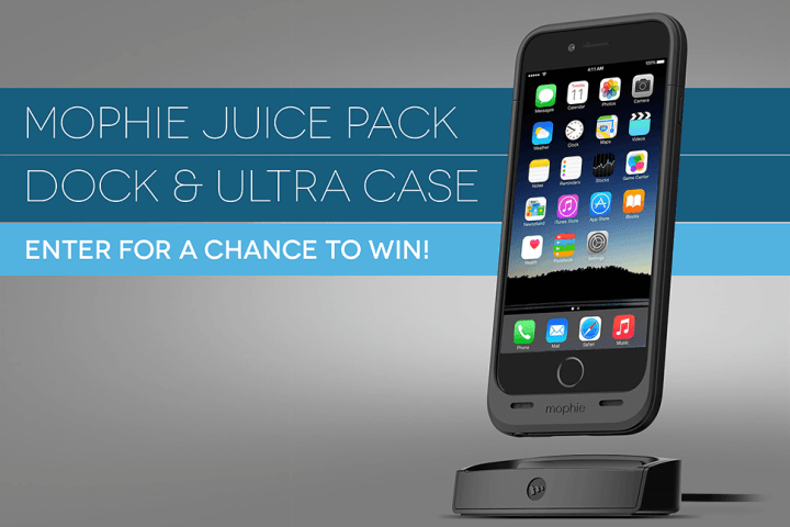 dt giveaway mophie juice pack ultra dock iphone 6 case