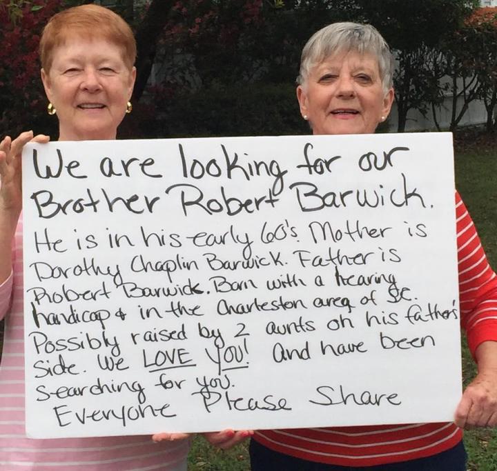 two sisters find their long lost brother via viral facebook post findrobertbarwick