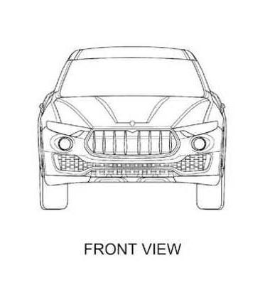 Maserati Levante patent drawings