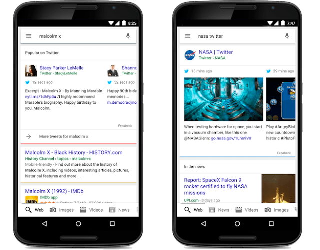 google twitter search results news tweets