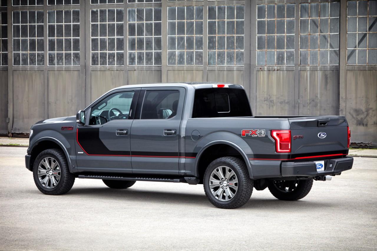 2015 F-150 Lariat Special Edition rear angle