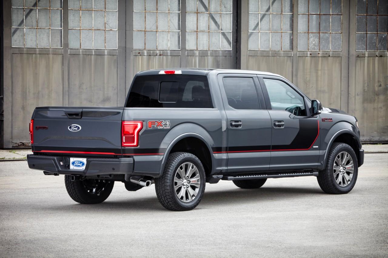 2015 F-150 Lariat Special Edition rear angle