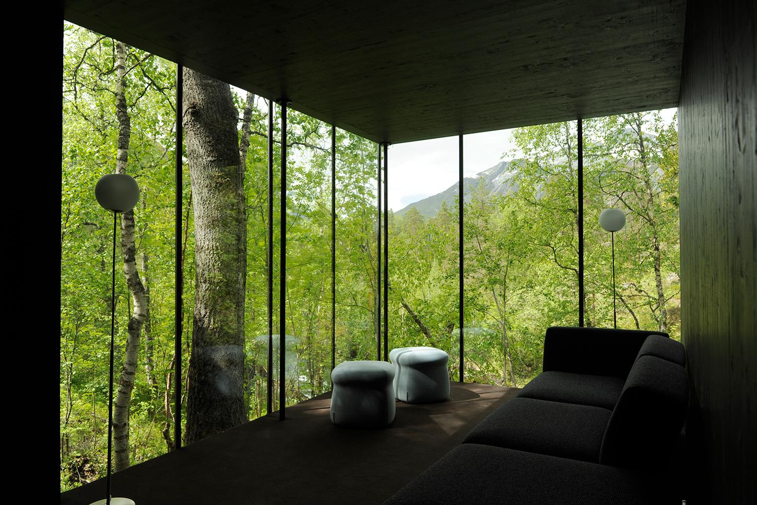 retreat from society and relax in these idyllic cabins around the world juvet landscape hotel 12