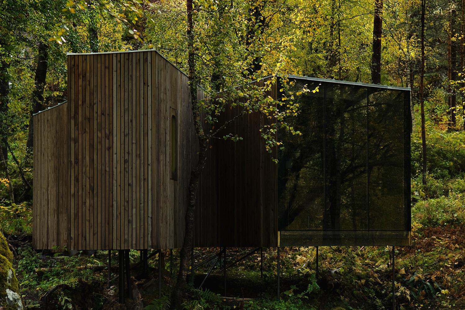 retreat from society and relax in these idyllic cabins around the world juvet landscape hotel 4