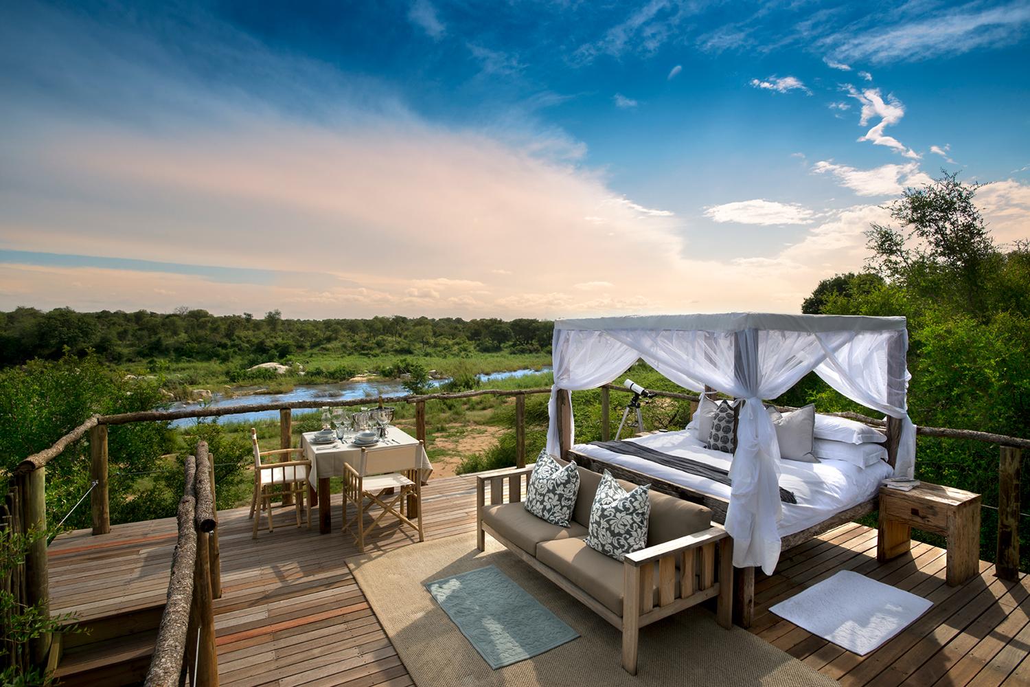 retreat from society and relax in these idyllic cabins around the world lion sands game reserve 11