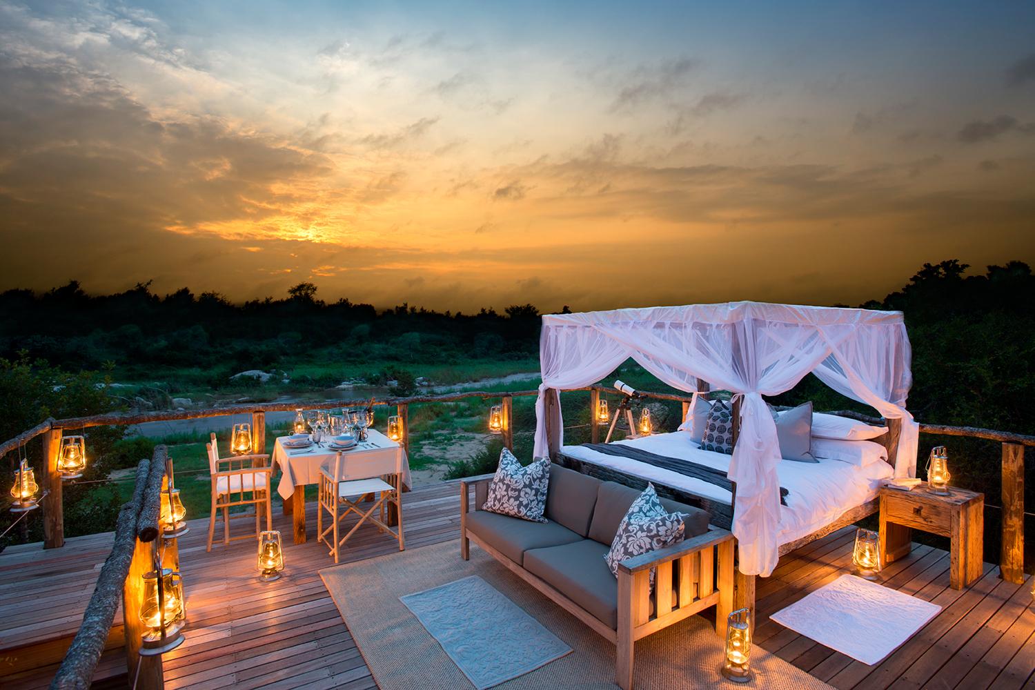 retreat from society and relax in these idyllic cabins around the world lion sands game reserve 12