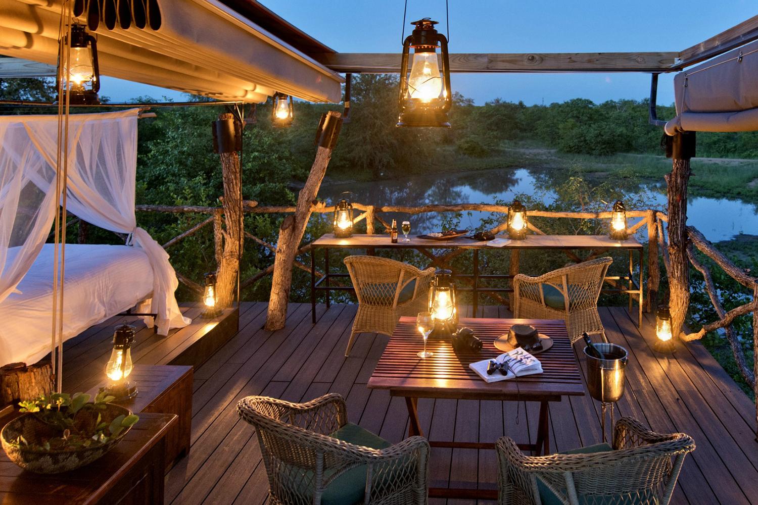 retreat from society and relax in these idyllic cabins around the world lion sands game reserve 3
