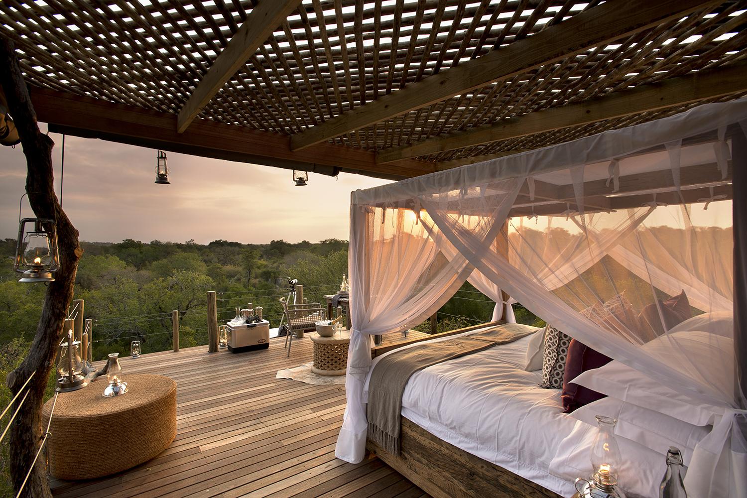 retreat from society and relax in these idyllic cabins around the world lion sands game reserve 6