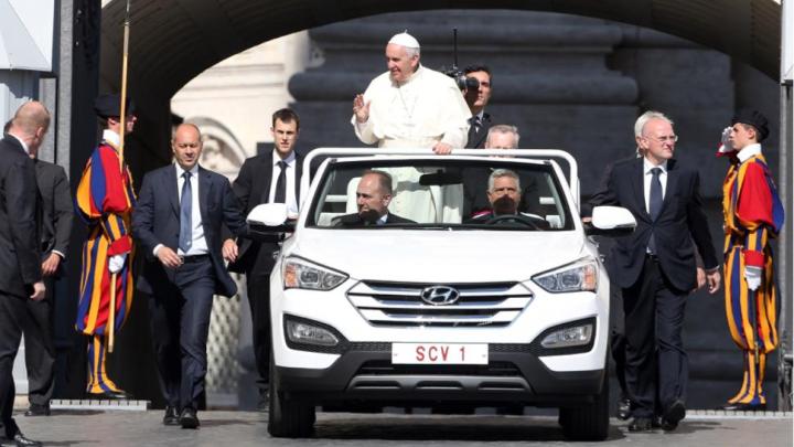 Popemobile front