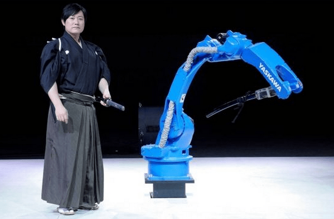 robots beats a human samurai in slicing match screen shot 2015 06 07 at 6 45 15 pm