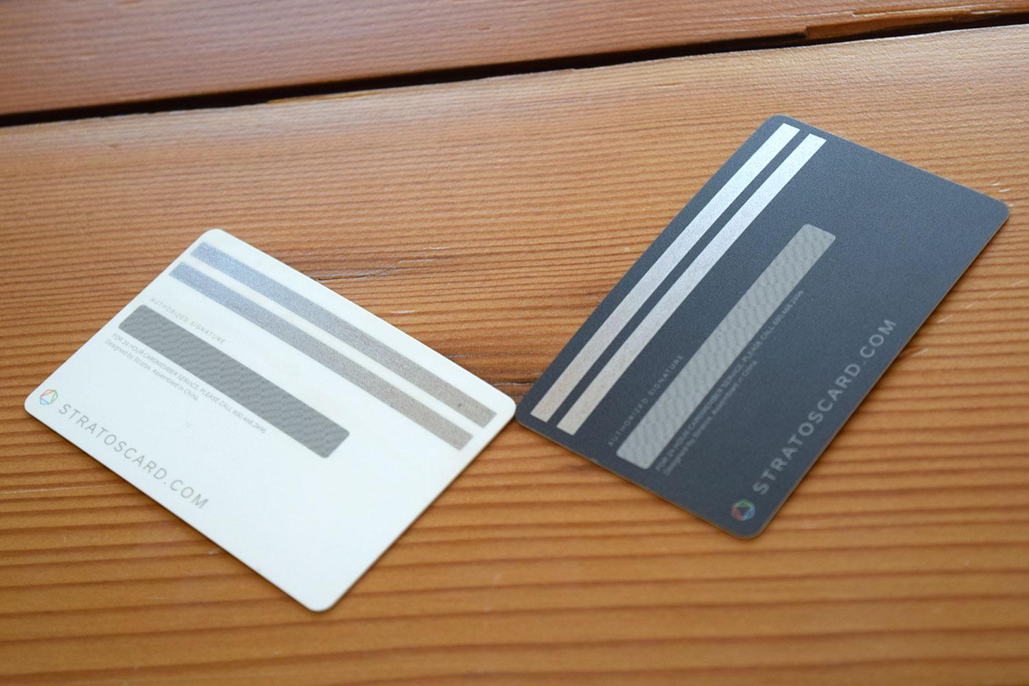 stratos smart credit card review backs