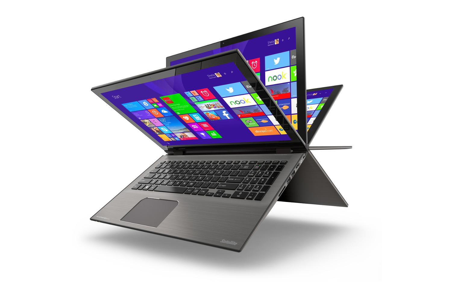toshiba details new satellite laptops designed for windows 10 radius 15 p55w angle2