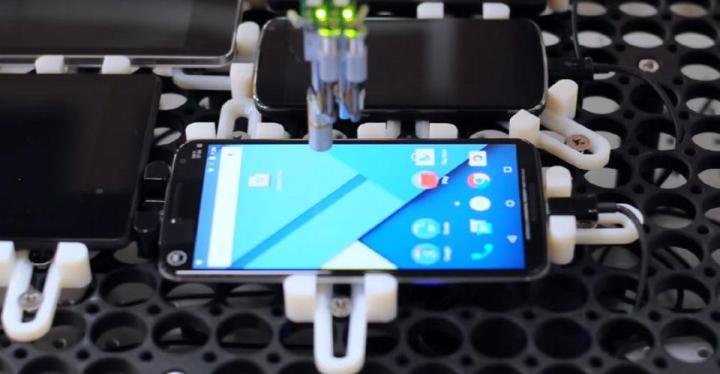 google touchbot chrome android lag