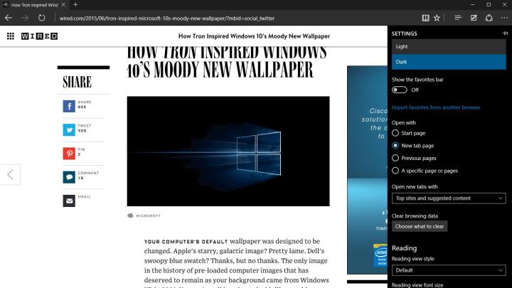 windows 10 build 10158 is another small step on the road to release microsoft edge