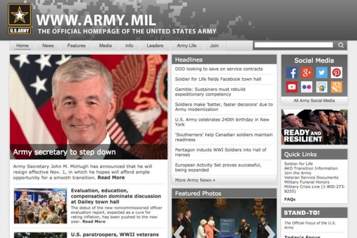 us army website hit by hackers u s