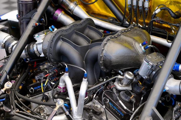 Ford Daytona Prototype EcoBoost engine with 3D-printed intake manifold