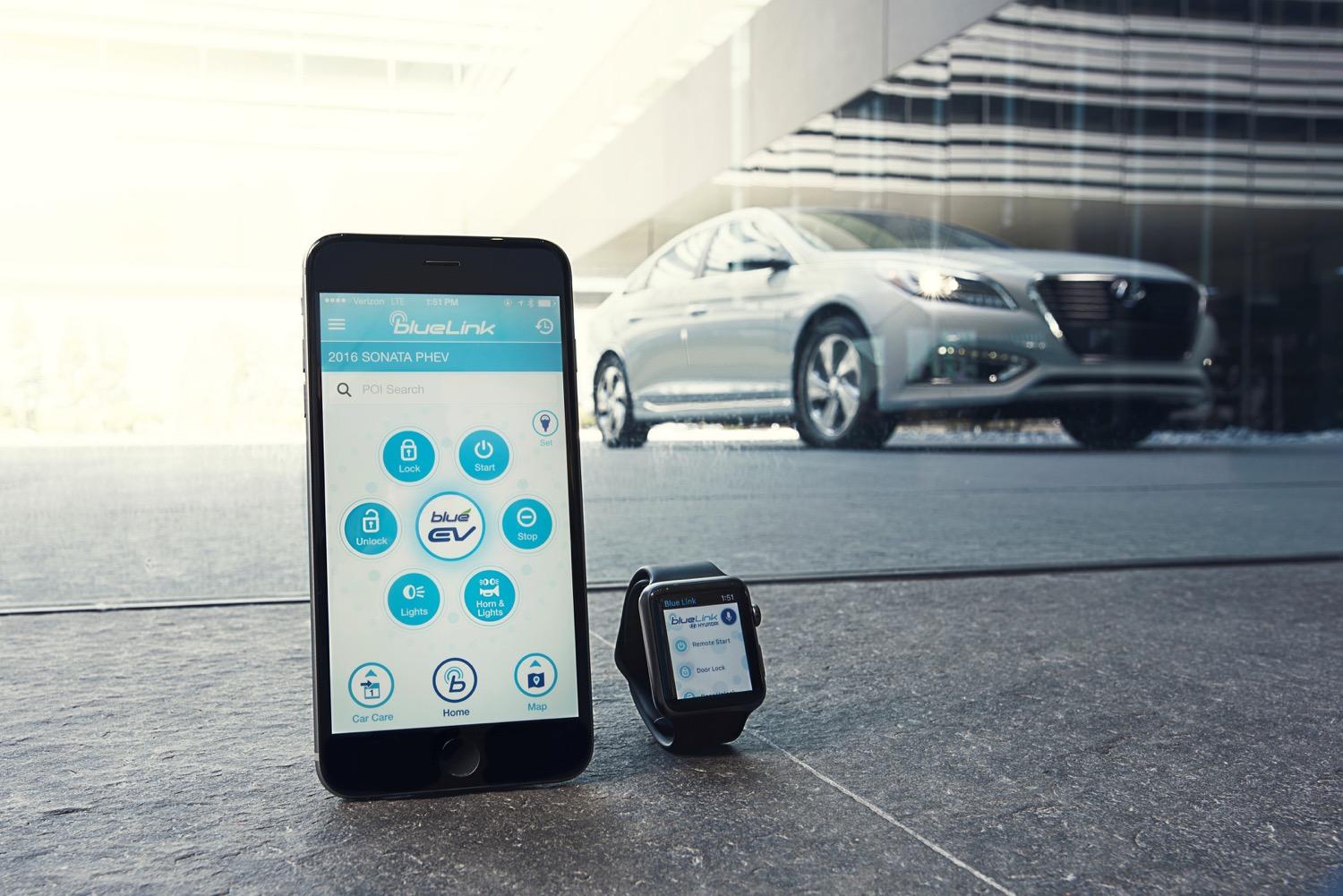 Hyundai Blue Link app for Apple Watch