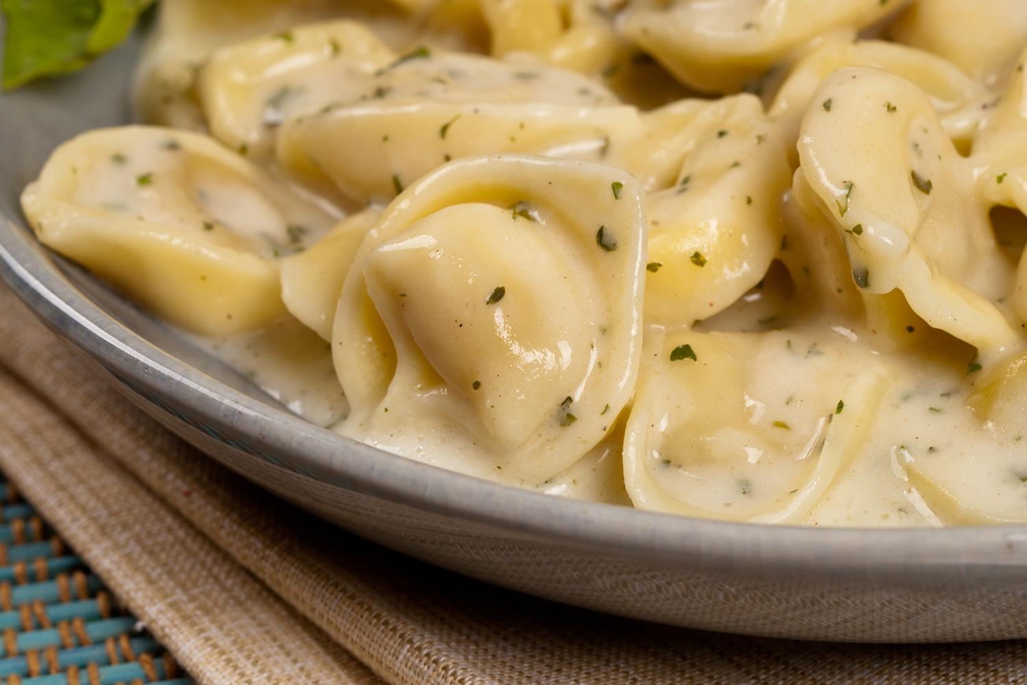 Blow your dinner guests away with homemade tortellini