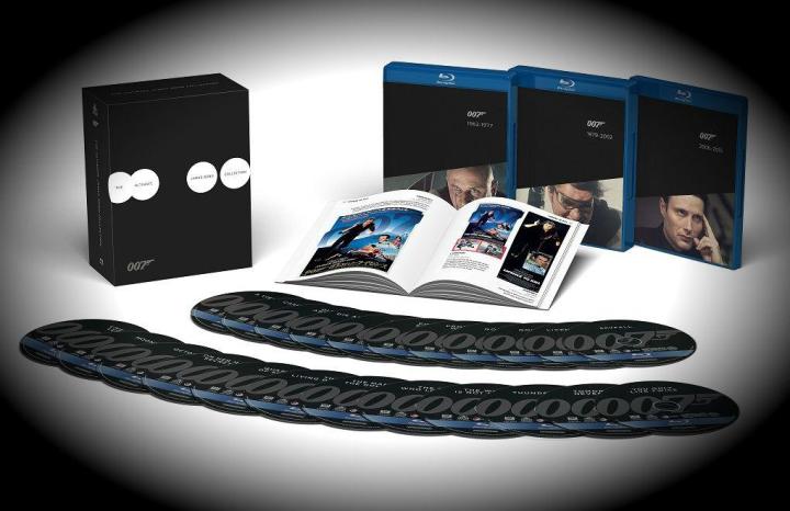 james bond collectibles blu ray dvds set
