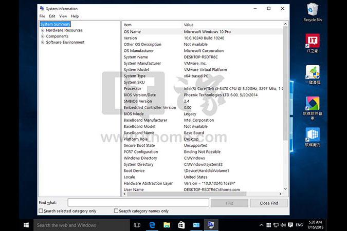 are these the screenshots of official windows 10 release build build10240 3