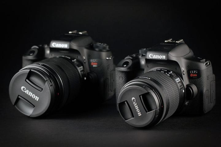 Canon EOS Rebel T6i side by side 2