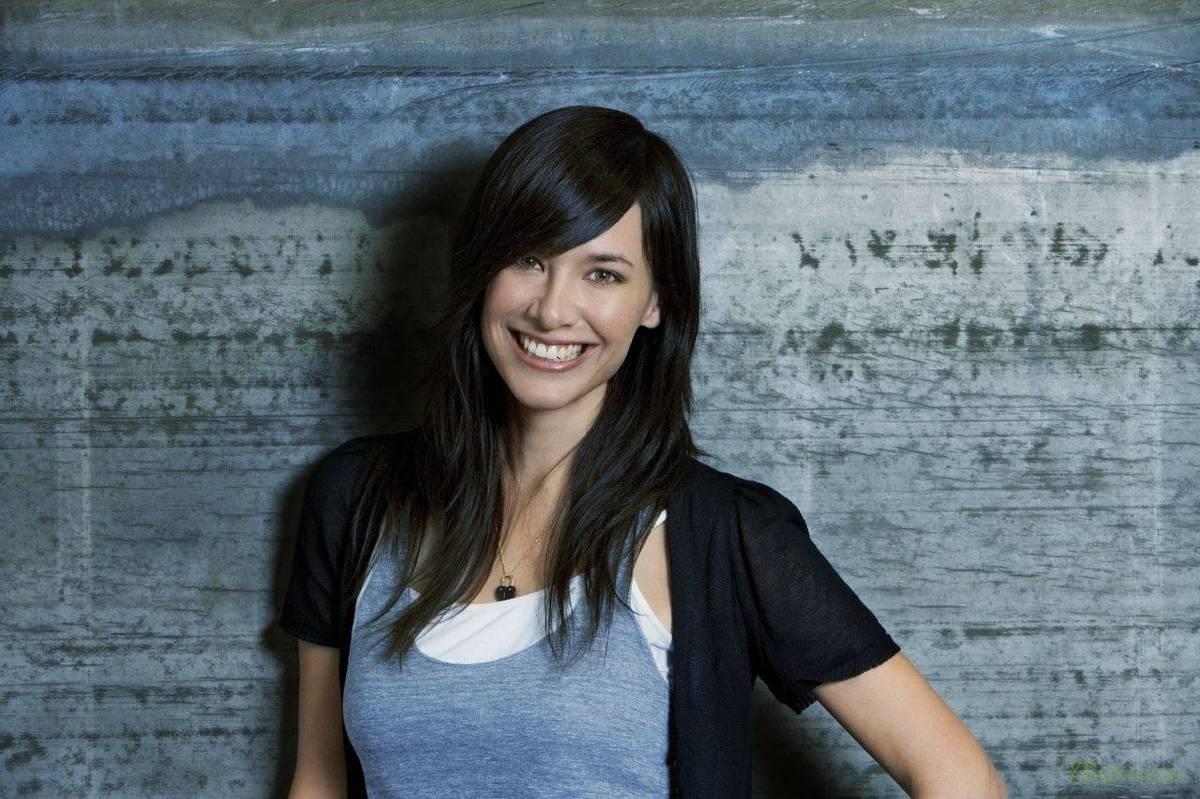 Jade Raymond poses for a photo at an Ubisoft event.