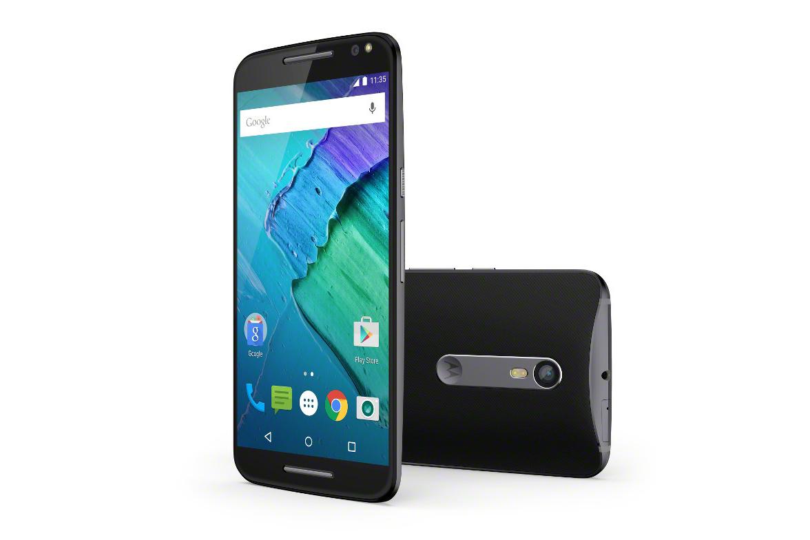 moto x 2015 news style pure edition black front back