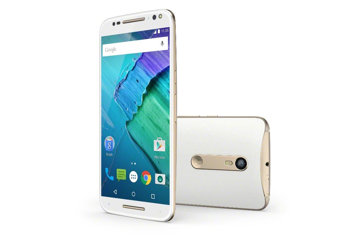 moto x 2015 news style pure edition champagne front back