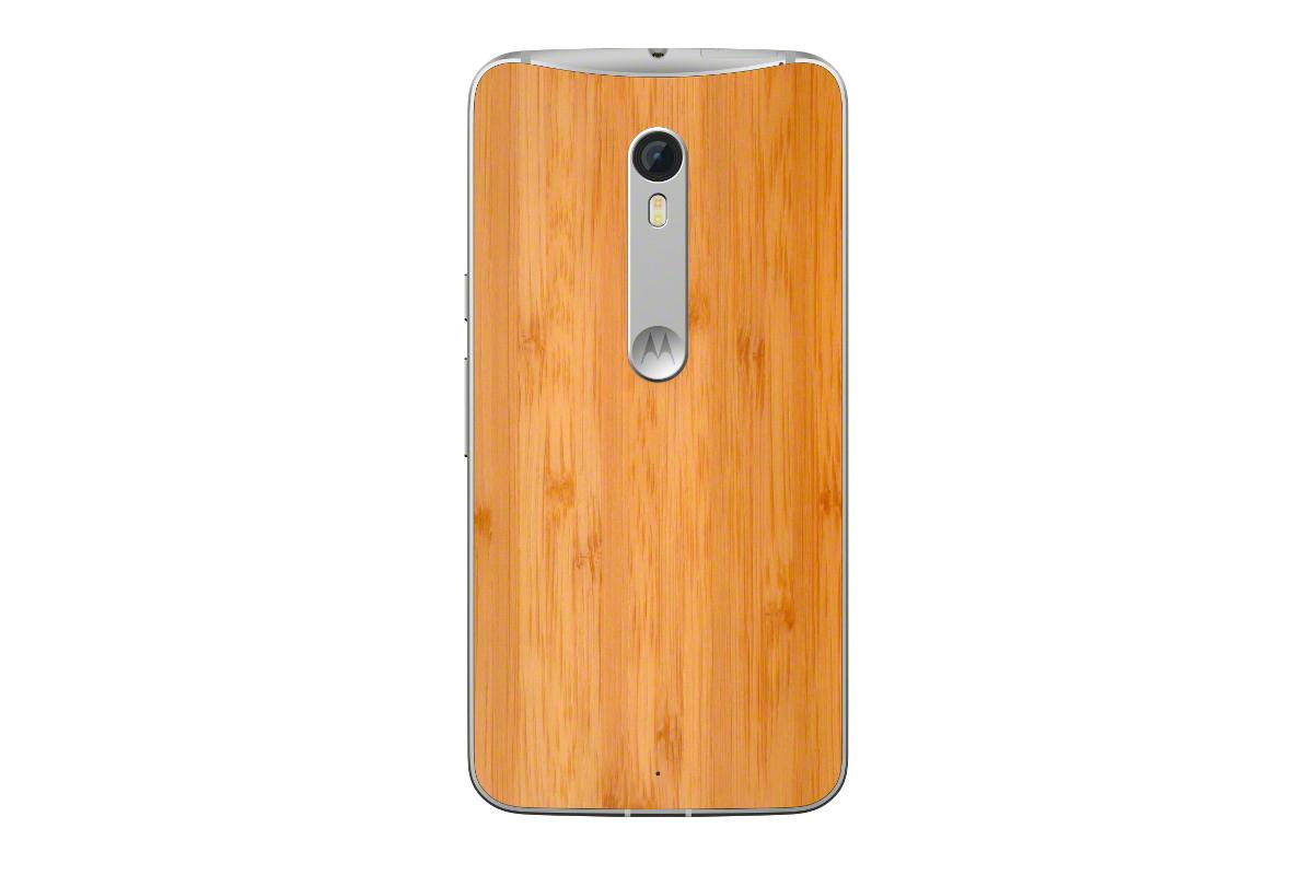 moto x 2015 news style pure edition wood back
