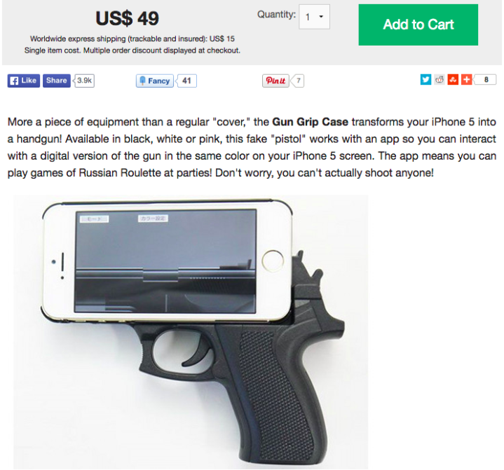 iphone gun case draws criticism screen shot 2015 07 03 at 6 42 pm