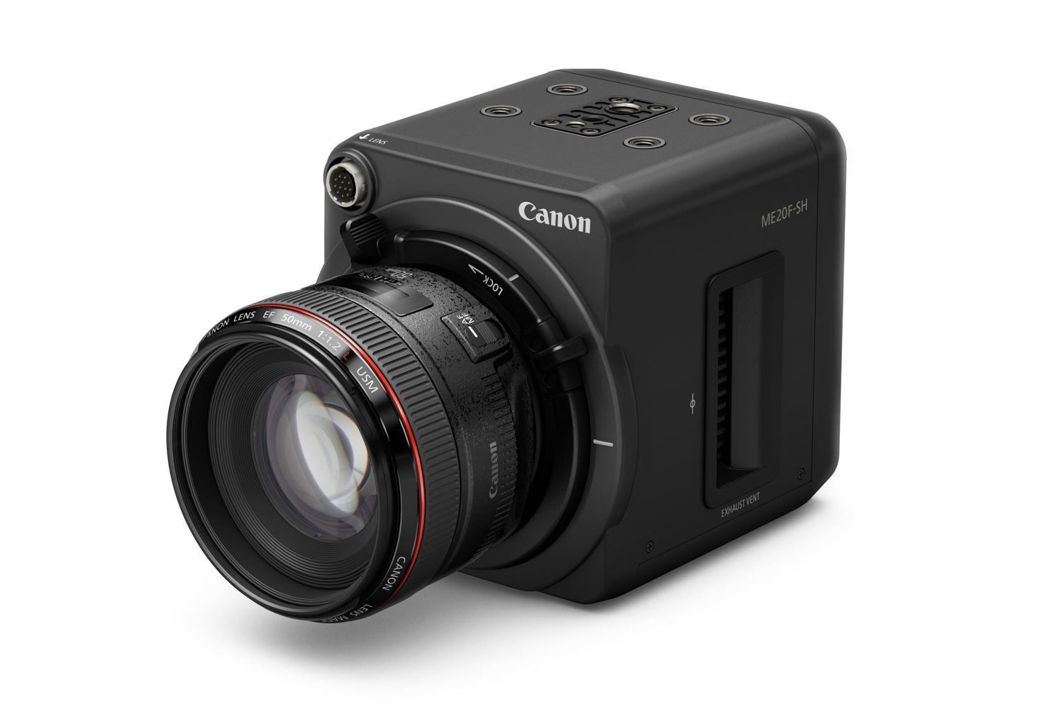 canons new video camera sees in the dark better than your eyes can canon me20f sh 2